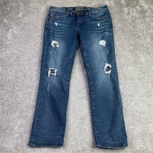 Buckle Black Fit No. 53 Jeans Women’s 29X26.5 Blue Straight Low Rise Dark Denim